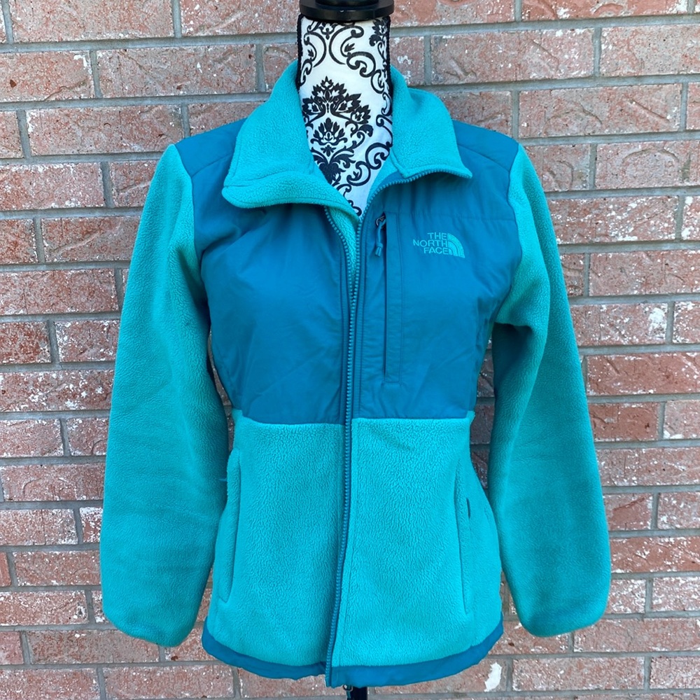 Teal North Face Jacket